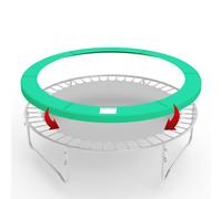 GALACTICA 8FT Outdoor Round Trampoline Replacement Pad Spring Cover Safety Padding Green
