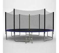 Galactica Trampoline Set 14 Ft Round Outdoor Safety Net Enclosure Ladder