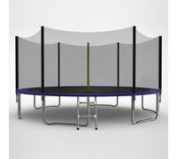 GALACTICA Trampoline Set 14FT Round Outdoor Safety Net Enclosure Ladder
