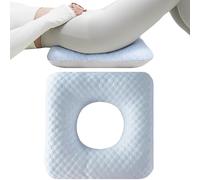 galactruly Donut Pillow Cushion for Bed Sores on Buttocks, Bed Sore Cushions for Butt, Bed Sore Pressure Relief Pillow for Sleeping, O Shaped Opening Polyester Filling Cool Tailbone Pillow