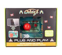 Galaga Plug & Play HDMI TV Game Console - Retro Arcade Shooter Classic Launch Edition with Wireless Joystick - Classic Blaster Game for Adults & Kids.
