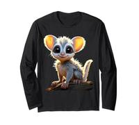 Galago Bush Baby Galagos Nagapies Monkey Ape Cute Galago Long Sleeve T-Shirt