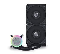 Galahad II Lite 240mm PBT Fans - High Performance, FDB Bearing Design, Customizable Pump ARGB Blockhead & Switchable Lid - 28mm PBT Fan, Support ARGB Side Light Strips for LGA 1700/AM5/AM4 (GA2L24PB)