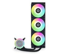 Galahad II Lite 360mm RGB Fans - Customizable Lighting Effects and ARGB Pump Block, Low Noise, Hydraulic Bearing Design, Switchable Pump Lid - 28mm RGB Fan for LGA 1700 /AM5 / AM4 (GA2L36RB)