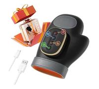 GALAKSIOZ Cordless Hand Massager for Arthritis and Carpal Tunnel, Updated Bigger Electric Hand Massager with Heat and Compression,Wrist, Finger Massage,Gifts for Women,Men (Black)