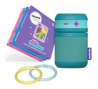 Galakto Children's Music and Radio Play Player for Home and Travel, Bibi Blocksberg Special Edition Deluxe, on Amazon including 3 Tokens and 2 Collector's Rings, Ready to listen without Internet, Long