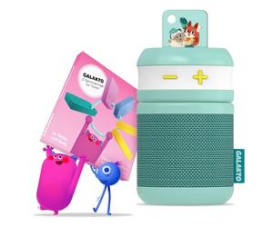 Galakto Children's Music and Radio Play Player for Home and Travel, Includes Token "Fox & Sheep" + 2 Token Collecting Rings, Ready to Listen Anywhere, Easy to Use, Long Battery Life