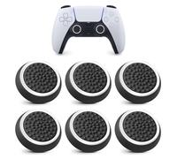 GALAMAX 6PCS Thumb Grips, Silicone Non-slip Controller Grips, Joystick Controller Performance Replacement Compatible with PS5 PS4 PS3 PS2 Series X S Switch Pro Controller Grip