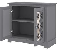 Galano Novara 2 Door Sideboard - Modern Storage Cabinet with Adjustable Shelves, Freestanding Console for Living Room, Hallway & Kitchen - Cool Grey