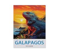 Galapagos Ecuador, Puzzle 1000 Teile Papierpuzzle Lernspielzeug für Erwachsene und Kinder, Familien-Dekompressionsspiel-CM218-50x70cm