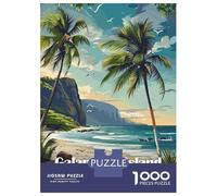 Galapagos Island, Ecuador 1000 Piece Jigsaw Puzzle, Old Europe Travel Artwork, Decorative Artwork, Matte Printed Jigsaw, Family Night Game for Adults, 52x38cm/1000pcs