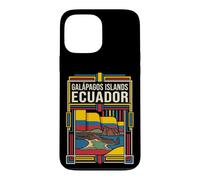 Galápagos Islands Ecuador Flag Coastal Wildlife Vintage Art Case for iPhone 13 Pro Max