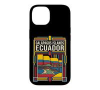 Galápagos Islands Ecuador Flag Coastal Wildlife Vintage Art Case for iPhone 14