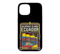 Galápagos Islands Ecuador Flag Coastal Wildlife Vintage Art Case for iPhone 15