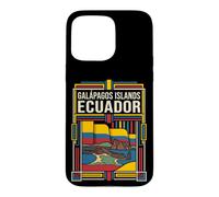 Galápagos Islands Ecuador Flag Coastal Wildlife Vintage Art Case for iPhone 15 Pro Max