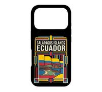 Galápagos Islands Ecuador Flag Coastal Wildlife Vintage Art Case for iPhone 17 Pro