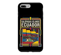 Galápagos Islands Ecuador Flag Coastal Wildlife Vintage Art Case for iPhone 7 Plus/8 Plus