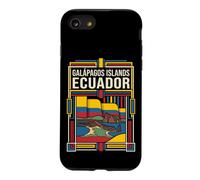 Galápagos Islands Ecuador Flag Coastal Wildlife Vintage Art Case for iPhone SE (2020) / 7/8
