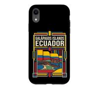 Galápagos Islands Ecuador Flag Coastal Wildlife Vintage Art Case for iPhone XR