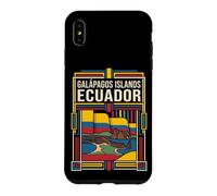 Galápagos Islands Ecuador Flag Coastal Wildlife Vintage Art Case for iPhone XS Max