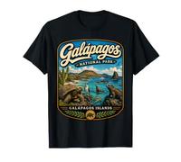 Galápagos Islands Ecuador Vintage Wildlife Travel T-Shirt
