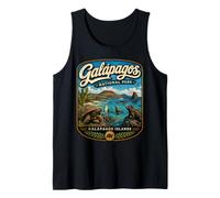 Galápagos Islands Ecuador Vintage Wildlife Travel Tank Top