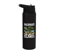 Galapagos Islands Marine Iguana Reptile Stainless Steel Insulated Water Bottle