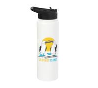 Galapagos Islands Seabirds Blue-Footed Booby Bird Stainless Steel Insulated Water Bottle