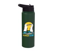 Galapagos Islands Seabirds Blue Footed Booby Bird Stainless Steel Insulated Water Bottle