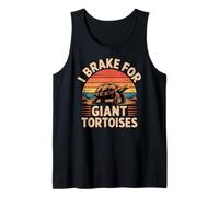 Galapagos Style Giant Tortoise Travel Humor Tank Top