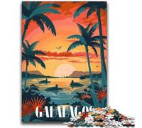 Galapagos Sunset Bliss Puzzles for Adults Teens 1000 Pieces,for Educational Game Challenge Toy for Is Ideal As A Gift for The Whole Family (38x52cm)