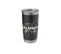 Galapagos Wildlife Tortoise Iguana Booby Volcano Stainless Steel Insulated Tumbler