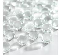 Galashield Clear Marbles for Vases | Glass Marbles Bulk Vase Fillers | Glass Beads for Vases, Round Marble 1lb, (Approx. 80 pcs)