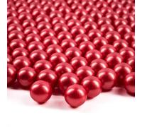 Galashield Marbles for Vases | Glass Marbles Bulk Vase Fillers | Glass Beads for Vases, Scarlet Red Round Marble 1lb, (Approx. 80 pcs)