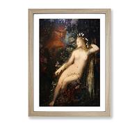 Galatea By Gustave Moreau Classic Painting Framed Print | A2 Oak Framed Wall Art | Ready to Hang | Classic Historical Picture | Living Room Bedroom Lounge Office