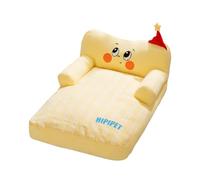 Galatée All-Season Neck Support Cat And Dog Bed, Filled With Pp Cotton, Non-Slip, Soft And Won't Collapse, Spacious, Fully Removable And Washable（S, Yellow）