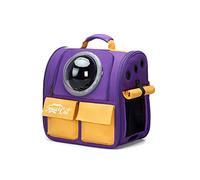 Galatée Cat Backpack Carrier, Pet Backpack Bubble Rucksack Carry Cats, Ventilate Space Capsule Pet Backpack, Dog Travel Backpack Carrier For Small Dogs(Purple)