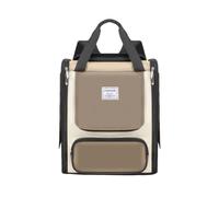 Galatée Cat Backpack, Made Of Breathable Polyester Mesh, Suitable For Cats And Dogs, With a Large Adjustable Capacity And Multi-Functional Roller Blind Design (Khaki)