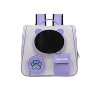 Galatée Dog Backpack, Airline Approved Pet Backpack, Breathable Pet Bag Suitable For Kittens And Puppies Weighing Up To 6.5 Kg, Foldable Cat Bag(Purple)