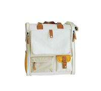 Galatée Dog Backpack, Pet Travel Bag With Mesh Ventilation Windows, Lightweight Ventilated Pet Backpack, Cat Bag For Travel, Hiking, Camping(Orange)