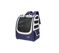 Galatée Dog Backpack, Ventilated Pet Hiking Backpack Travel Bag, Airline Approved Cat Backpack For Travel, Hiking, Outdoor Use(Blue)