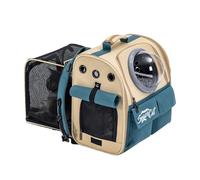Galatée Expandable Pet Carrier Backpack, Airline Approved Pet Backpack For Cats Small Dogs, Cat Bag With Breathable Mesh For Travel Hiking Camping Outdoor(Khaki)