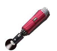 Galatée Inverted LED Umbrella - Windproof, Auto Open/Close, 10 Ribs, Golf Umbrella with Reflective Stripes (Red)