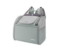 Galatée Pet Backpack, Made Of Breathable Oxford Cloth, Spacious, Lightweight And Foldable, With Steel Wire Frame For Support To Prevent Collapse (Green)