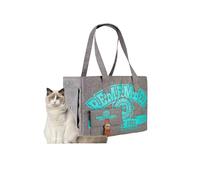 Galatée Pet Carrier Bag, Foldable Pet Bag Airline Approved, Portable Cat Bag Top Opening, Pet Travel Carrier For Cats And Small Dogs(Light Gray)