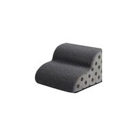 Galatée Pet Cat And Dog Climbing Stairs To Bed, Breathable Cotton Fleece Material, Removable And Washable Cover, Non-Slip And Sturdy Side Ramp(2 layer, gray dots)