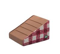 Galatée Pet Ladder, Removable And Washable Ladder Cover, Non-Slip Pet Ramp, High-Density Sponge Pet Steps, Suitable For Cats And Dogs (Brown Two-Step)