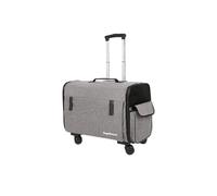 Galatée Pet Stroller, Dog Travel Bag With Removable Rolling Wheels, Cat Bag With Breathable Mesh, Dog Stroller Great For Travel, Hiking And Outdoor Use(Grey)