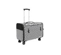 Galatée Pet Stroller, Dog Travel Bag With Removable Rolling Wheels, Cat Bag With Breathable Mesh, Dog Stroller Great For Travel, Hiking And Outdoor Use(Plaid)