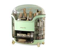 Galatée Portable Light Luxury Series Multi-Function Make Up Case Dustproof Cosmetic Storage Box,Cosmetics Skin Care Products Jewelry Organizer Case Lipstick Box - Green